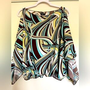 EUC Rue 21 multi colored top Sz. XL